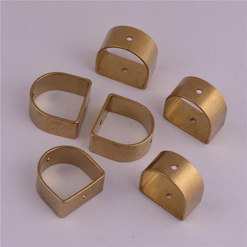 字母挂件_diy手工饰品 双孔几何半圆铜圈可框耳环材料字母d挂件 - 阿